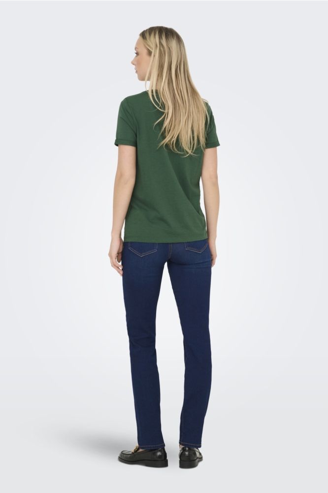 ONLKITA LIFE S/S TOP NOOS 15244714 PINENEEDLE/GOLD GLITT